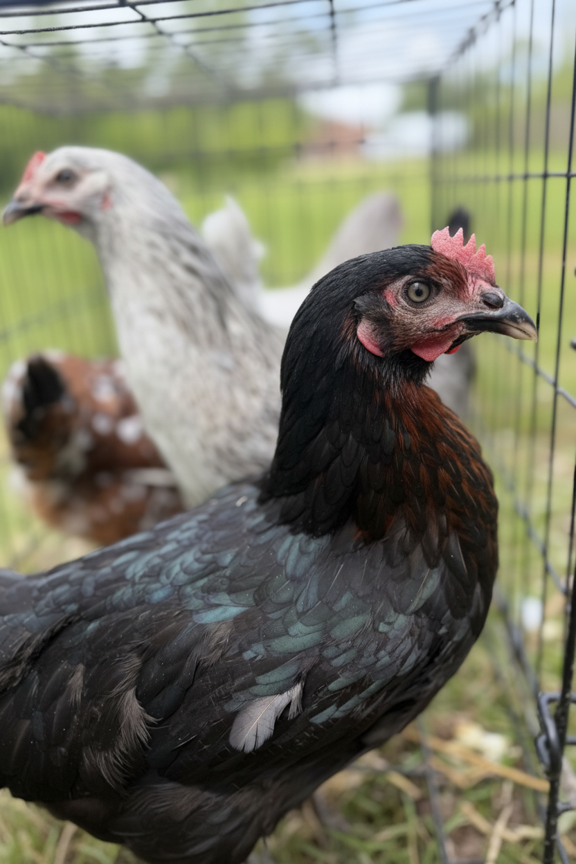 Black hen